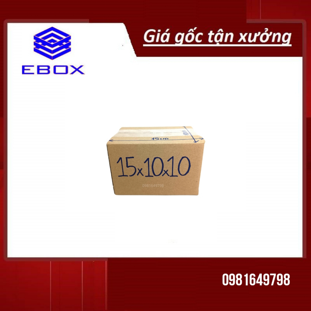 15x10x10 Hộp carton đóng hàng