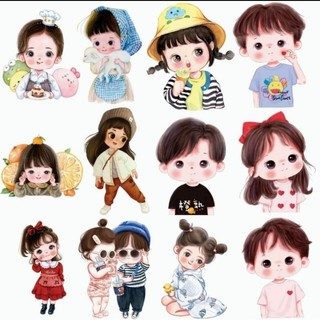 Hình in áo, ủi nhiệt. búp bê chibi 4