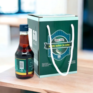 [HỘP 4 CHAI 250ML] Nước mắm Hạnh Phúc 60 độ đạm