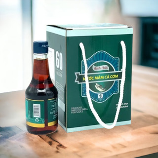 [HỘP 4 CHAI 250ML] Nước mắm Hạnh Phúc 60 độ đạm