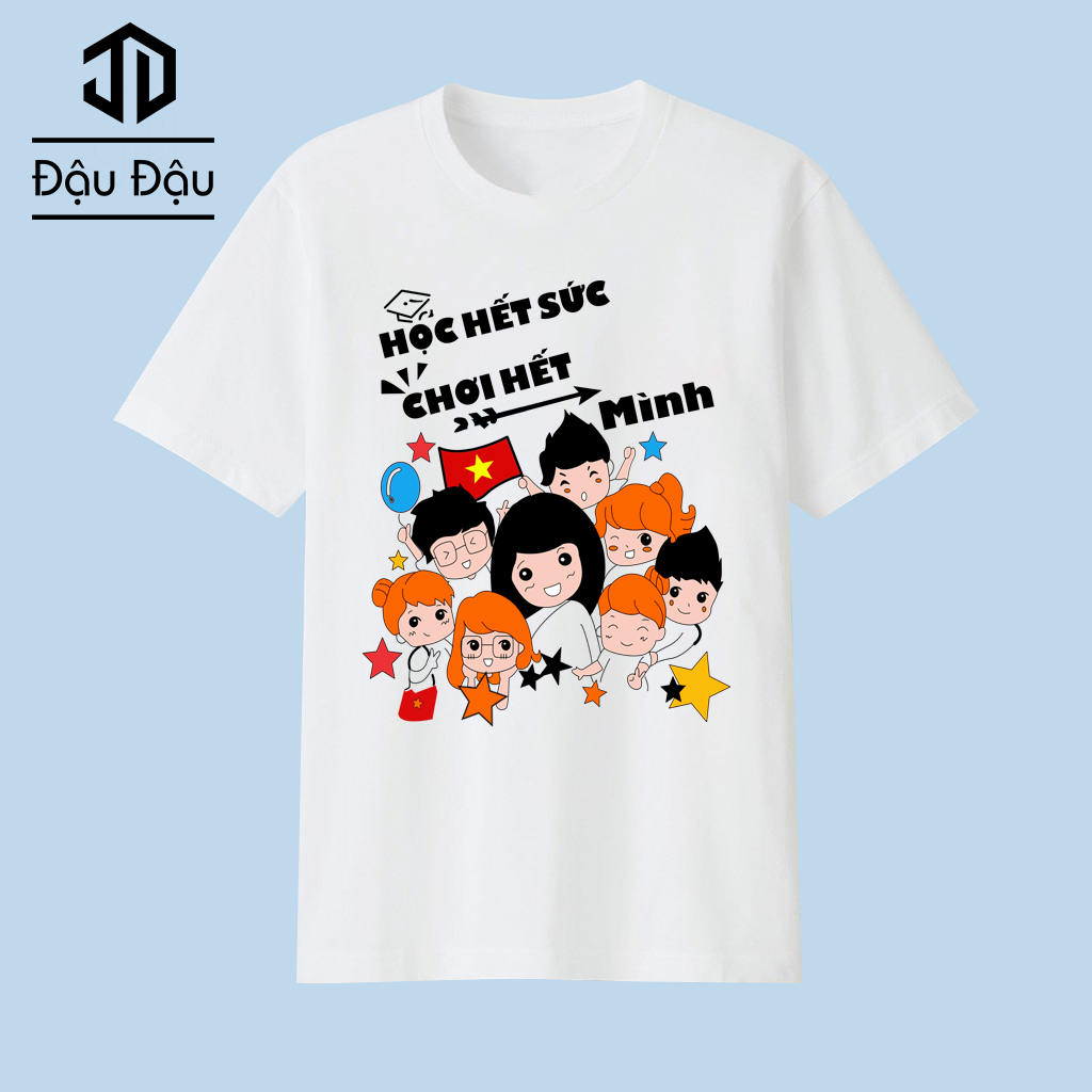 Áo Nhóm Lớp Team Trường Mẫu Thiết Kế In Theo Yêu Cầu giá Xưởng