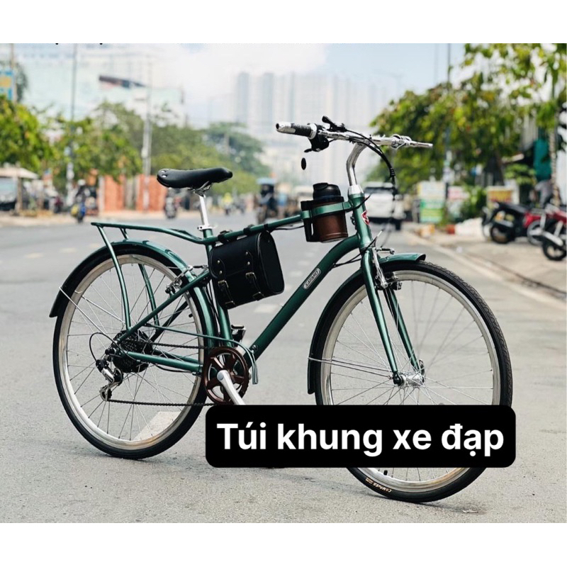 Túi da khung xe đạp