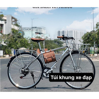 Túi da khung xe đạp