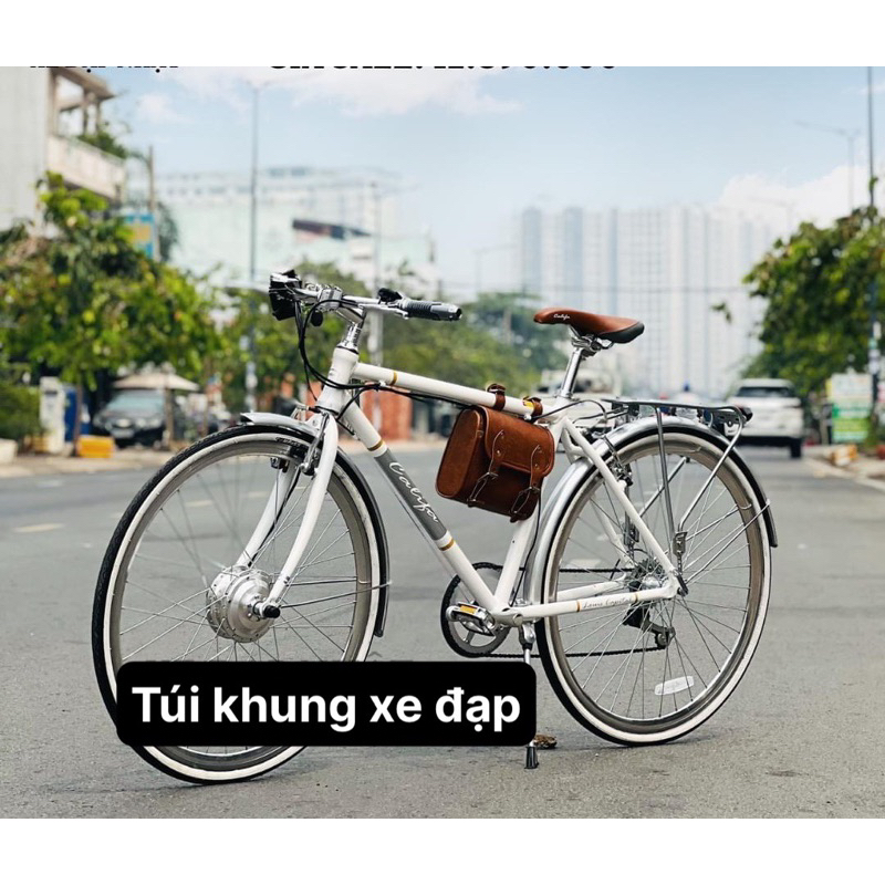 Túi da khung xe đạp