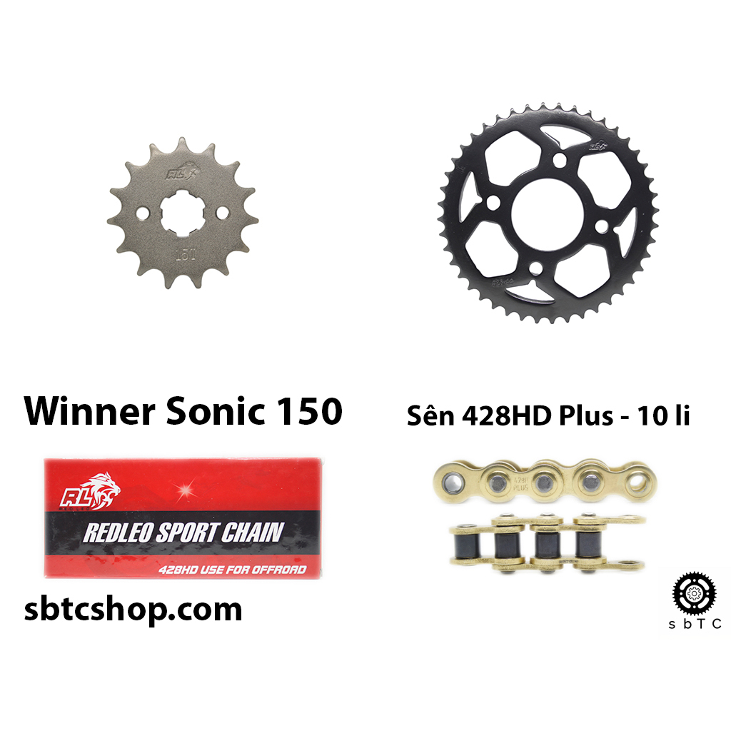 NSD Nhông sên dĩa REDLEO 428HD Plus Winner Sonic chính hãng