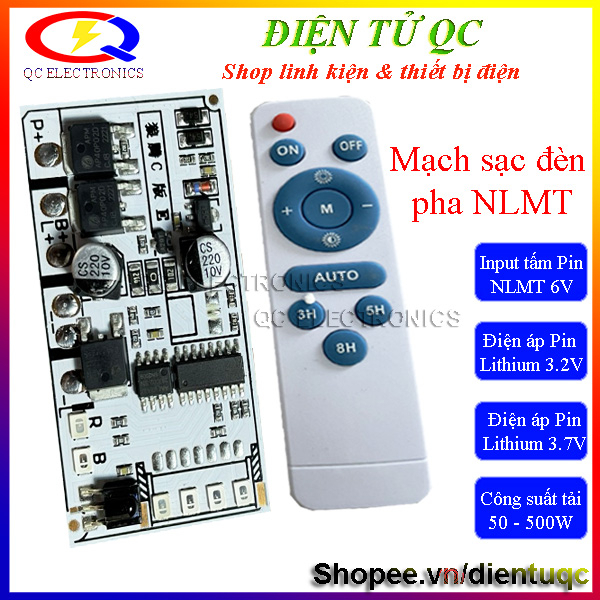 Mạch sạc đèn pha năng lượng mặt trời 50w - 300w