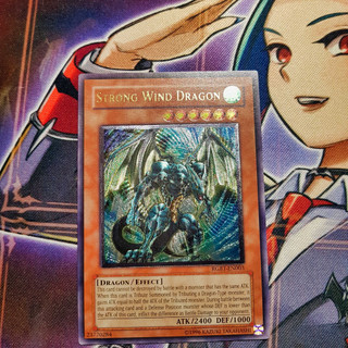 Thẻ bài Yugioh chính hãng | Strong Wind Dragon | RGBT Ultimate Rare