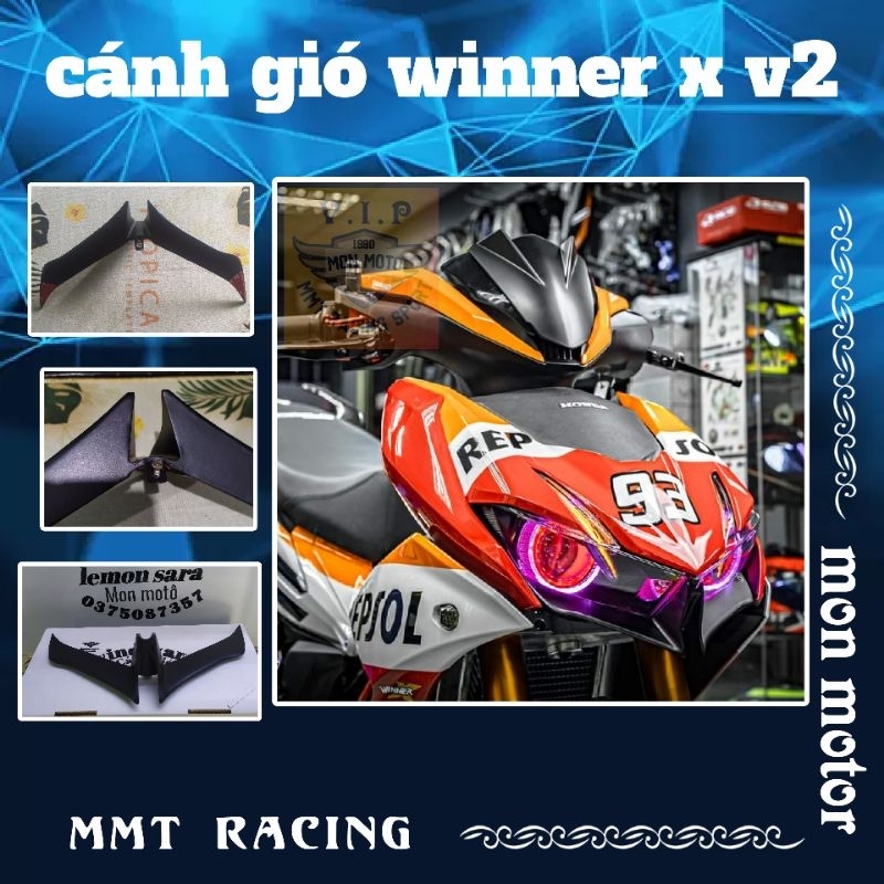 Cánh gió winner x và rs-x 150