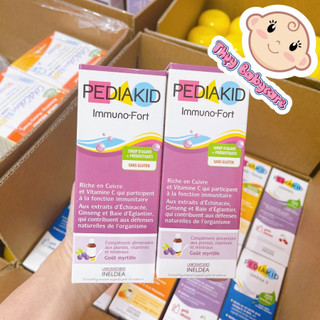 Tăng đề kháng pediakid immuno fort chai giúp bé tăng miễn dịch tự nhiên