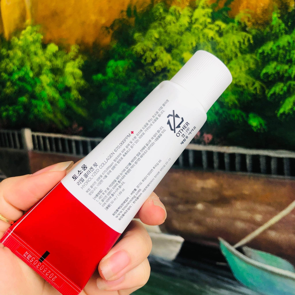 Peel Collagen Nano - Real Collagen Fit Hàn Quốc 50ml. Giúp da căng bóng, mịn màng, chống lão hoá da