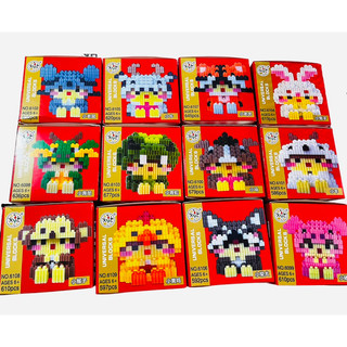Combo 10 hộp lego mini