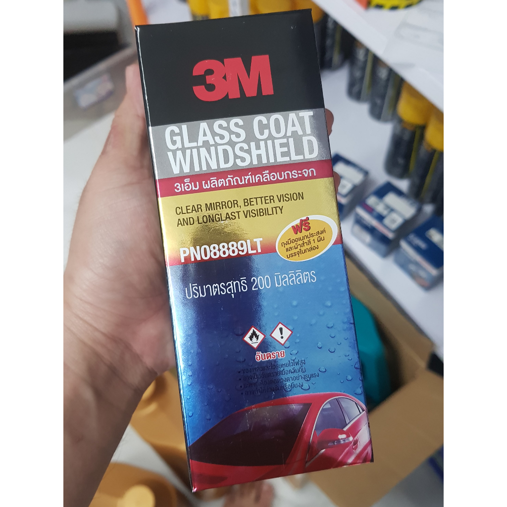 Dung Dịch Chống Bám Nước Trên Kính Xe Ô Tô 3M 08889LT Glass Coat Windshield 200ml