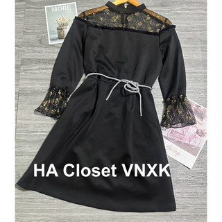 Đầm thun dáng a suông xuất dư