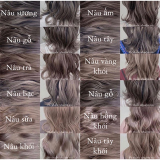 Thuốc nhuộm tóc tone nâu hot trend 2023