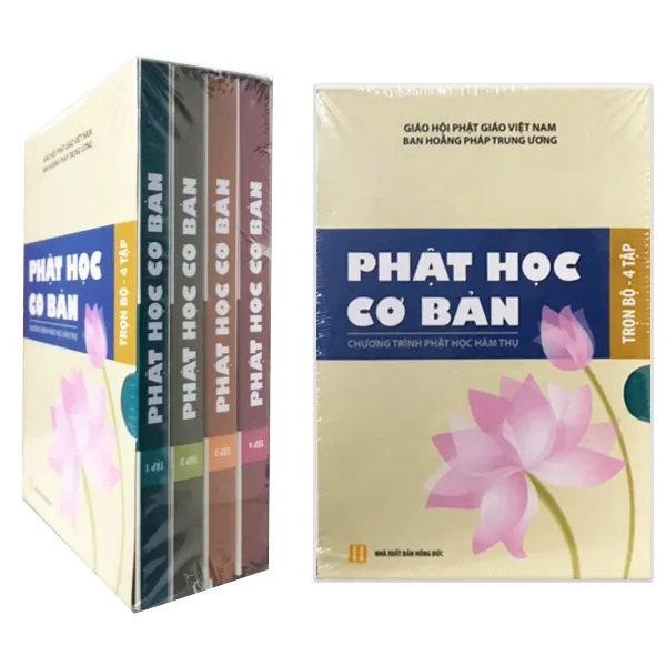 Sách - Phật Học Cơ Bản - Chương Trình Phật Học Hàm Thụ (Bộ 4 Tập)