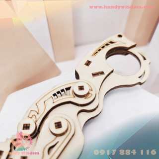 Mô hình lắp ghép gỗ - Karambit CSGO