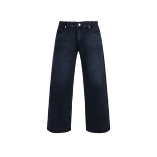 (Chính Hãng Amrish) Wide Leg Baggy Jeans - Core Black