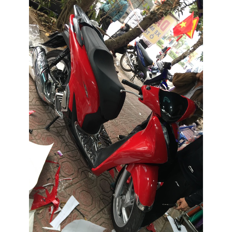 Decal Sơn Đỏ CỜ BÓNG  Như Sơn Zin Xe Khổ Cao 60 x 1 mét Cao Cấp