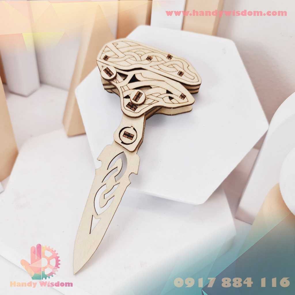 Mô hình lắp ghép gỗ - Item Squiddy, Karambit, Shadow CSGO