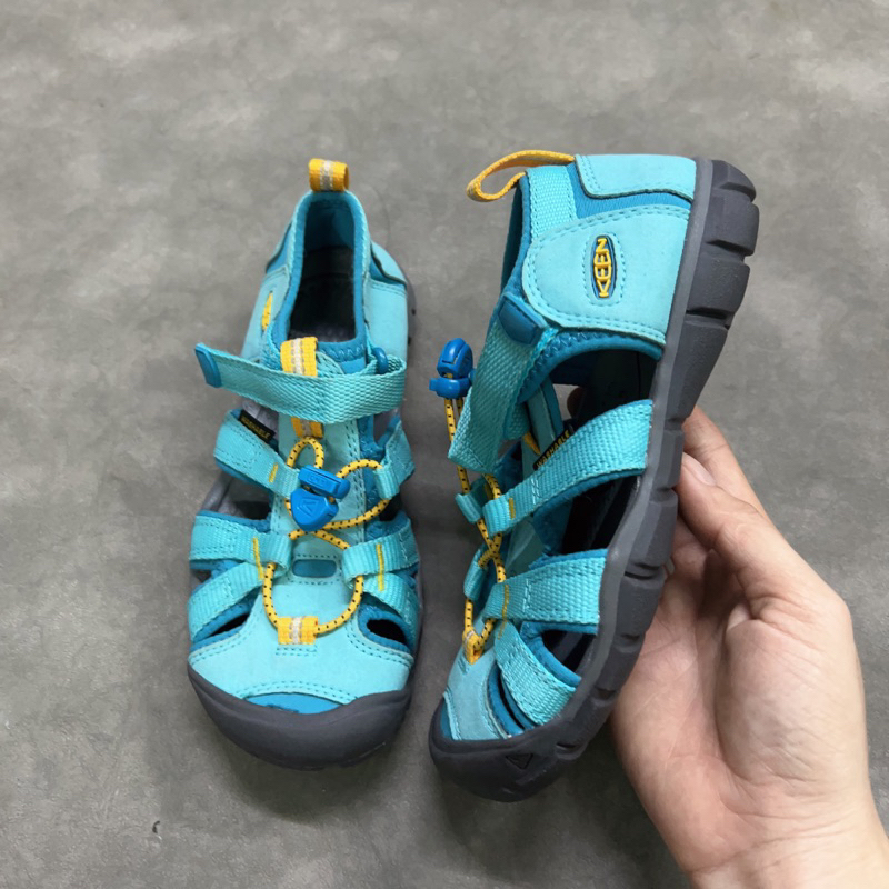 Sandal keen rọ bé trai xanh
