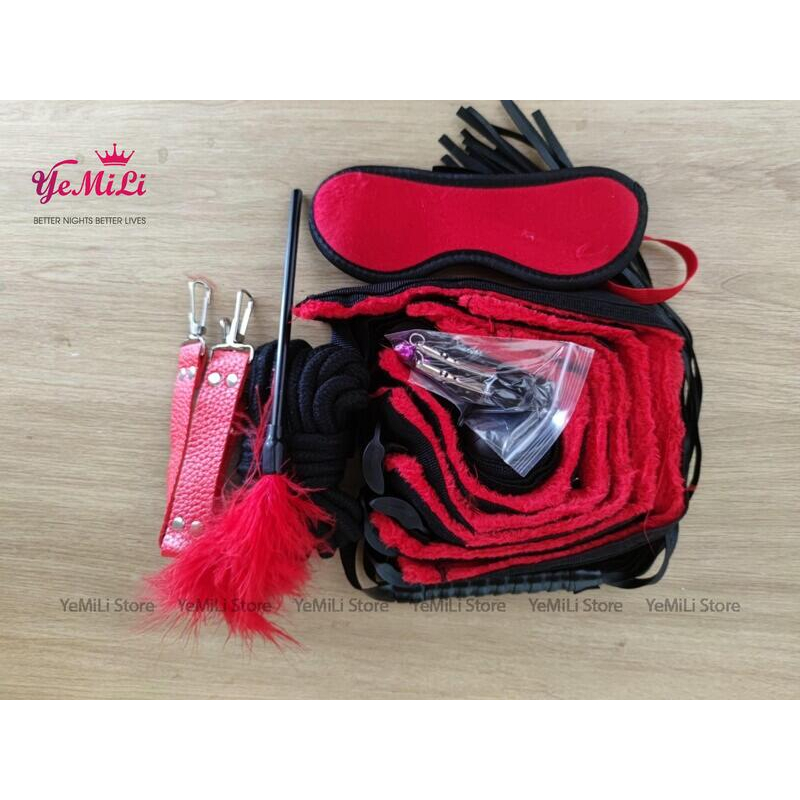 Bộ Vòng Tay 10 Món Phụ Kiện Cosplay - Set 10 Món Bằng Da Phong Cách Bd.Sm | BigBuy360 - bigbuy360.vn