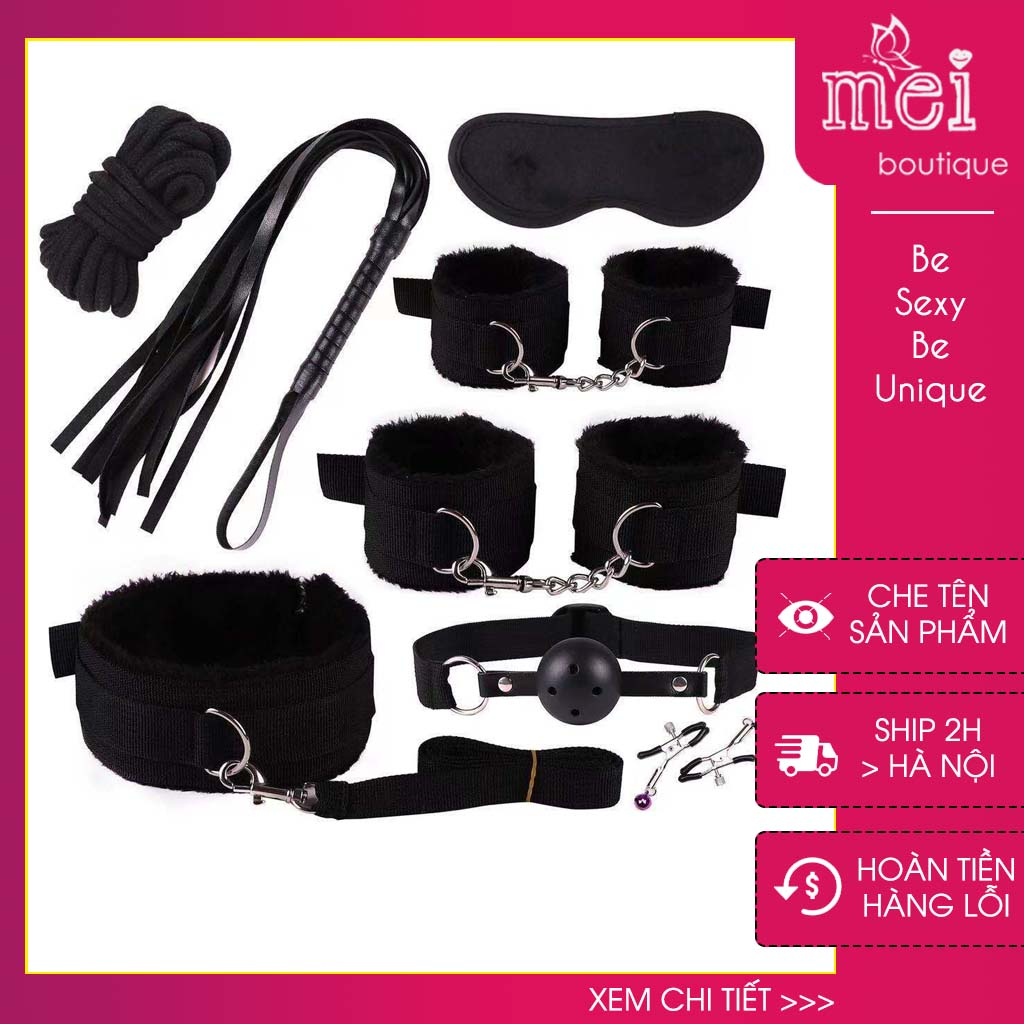 Bộ Vòng Tay 10 Món Phụ Kiện Cosplay - Set 10 Món Bằng Da Phong Cách Bd.Sm | BigBuy360 - bigbuy360.vn