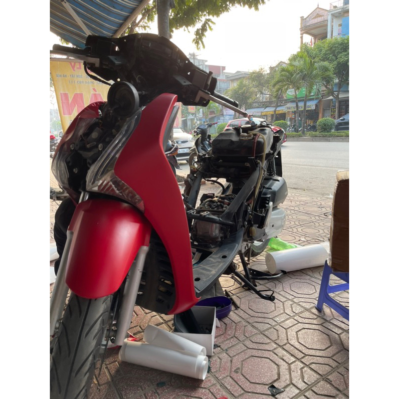 Decal Sơn Đỏ ĐÔ LÌ Như Sơn Zin Xe Khổ Cao 60 x 1 mét Cao Cấp