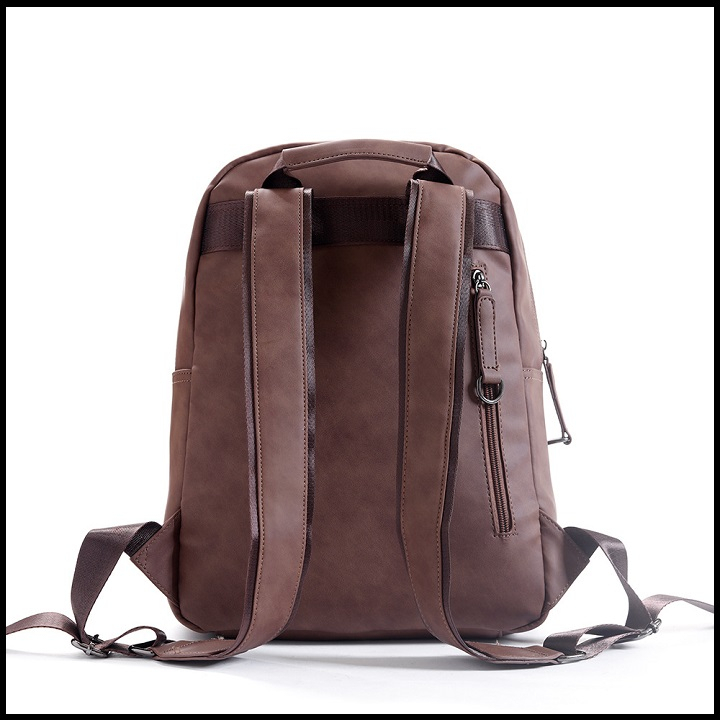 Balo da cao cấp nam nữ unisex, Túi Bụi thời trang đi học đi làm, chất liệu da Pu, ngăn để laptop máy tính 15,6 inch