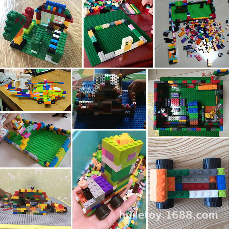 Đồ Chơi Lắp Ghép Cho Bé Trai Và Bé Gái - 500g Chi Tiết Gạch Chủ Đề Sáng Tạo Nhựa ABS An Toàn Cho Trẻ