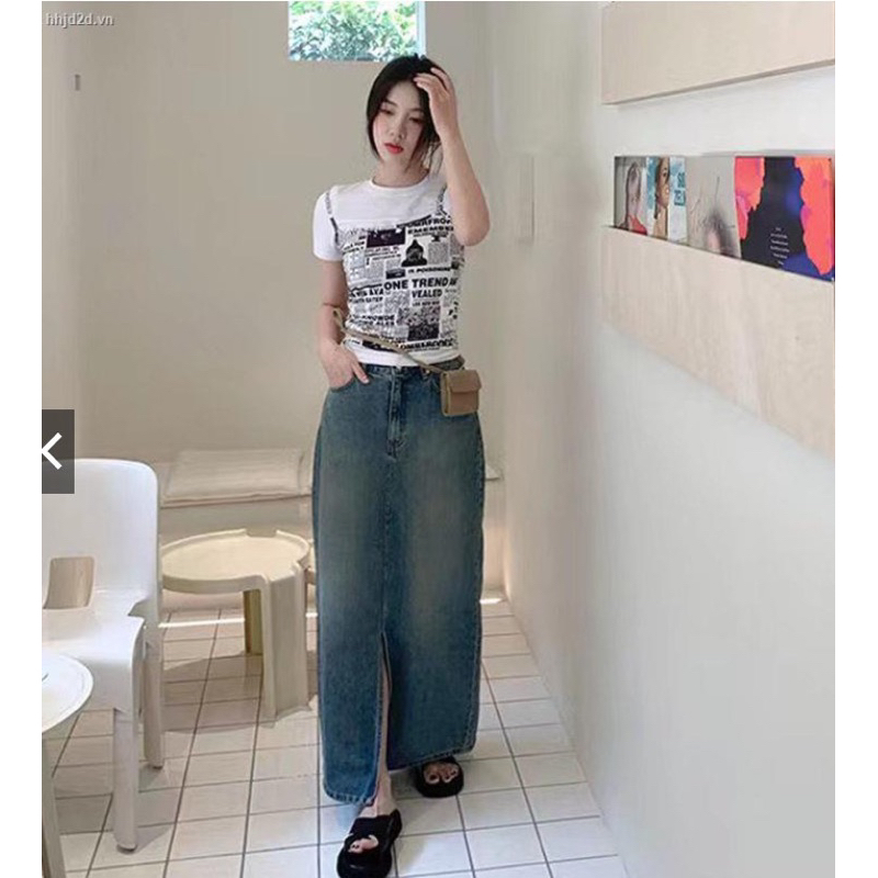 Thanh lý chân váy jeans size M new100%