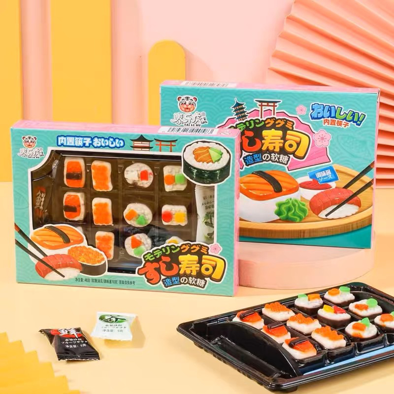 Set kẹo dẻo sushi 12 miếng 🍣