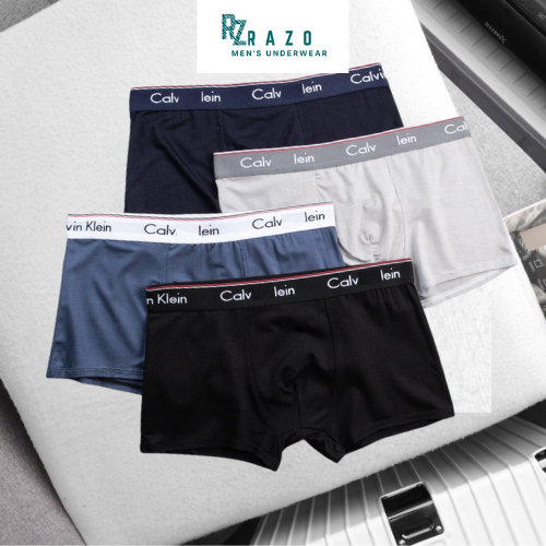 Quần Lót Nam Boxer Cotton Hàng Chuẩn Xịn Combo 4 cái, Quần Sịp Nam Boxer Cao Cấp Co Giãn 4 Chiều Cực Thoáng Khí.