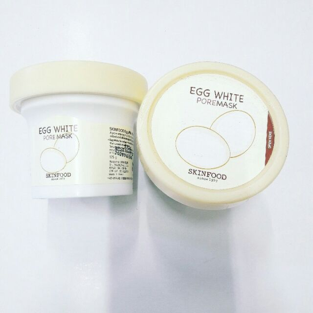 Mặt nạ tẩy da chết Skinfood Egg white pore Mask 125g