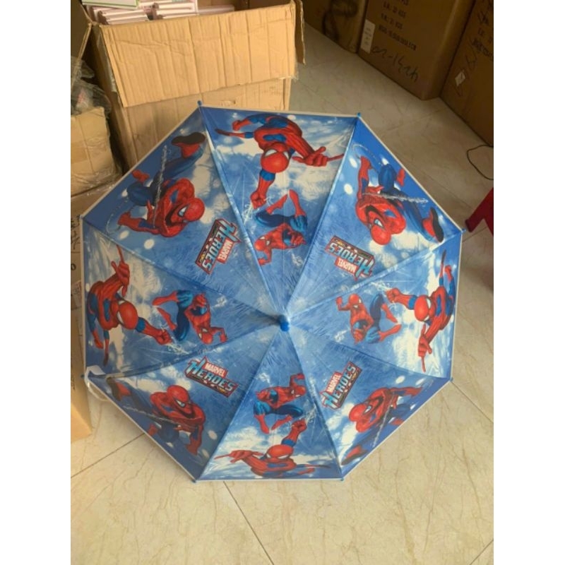 Ô Dù Trẻ Em Bấm Nút Tự Động, Đủ Hình Công Chúa, Siêu Nhân, cho Cả Bé Trai Và Bé Gái