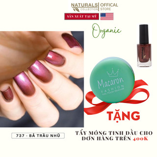Sơn móng tay hữu cơ màu Bã Trầu Có Nhũ USA NATURALS COLLECTION sử dụng được cho mẹ bầu và trẻ em - 7.5ml - 737