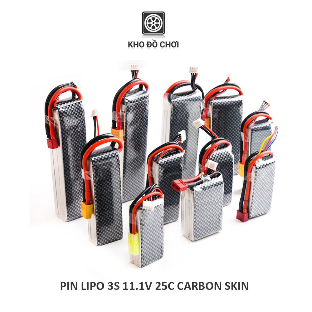 Pin Lipo 3s 11.1v 2200mAh 25c - Carbon skin