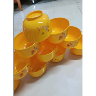 🌼 set 10 chén ăn cơm nhựa hoa cúc, hình đẹp