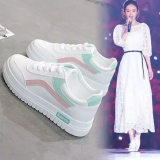 Giày nữ, giày thể thao sneaker nữ da cao cấp đẹp thời trang hàn quốc g003 famigiay
