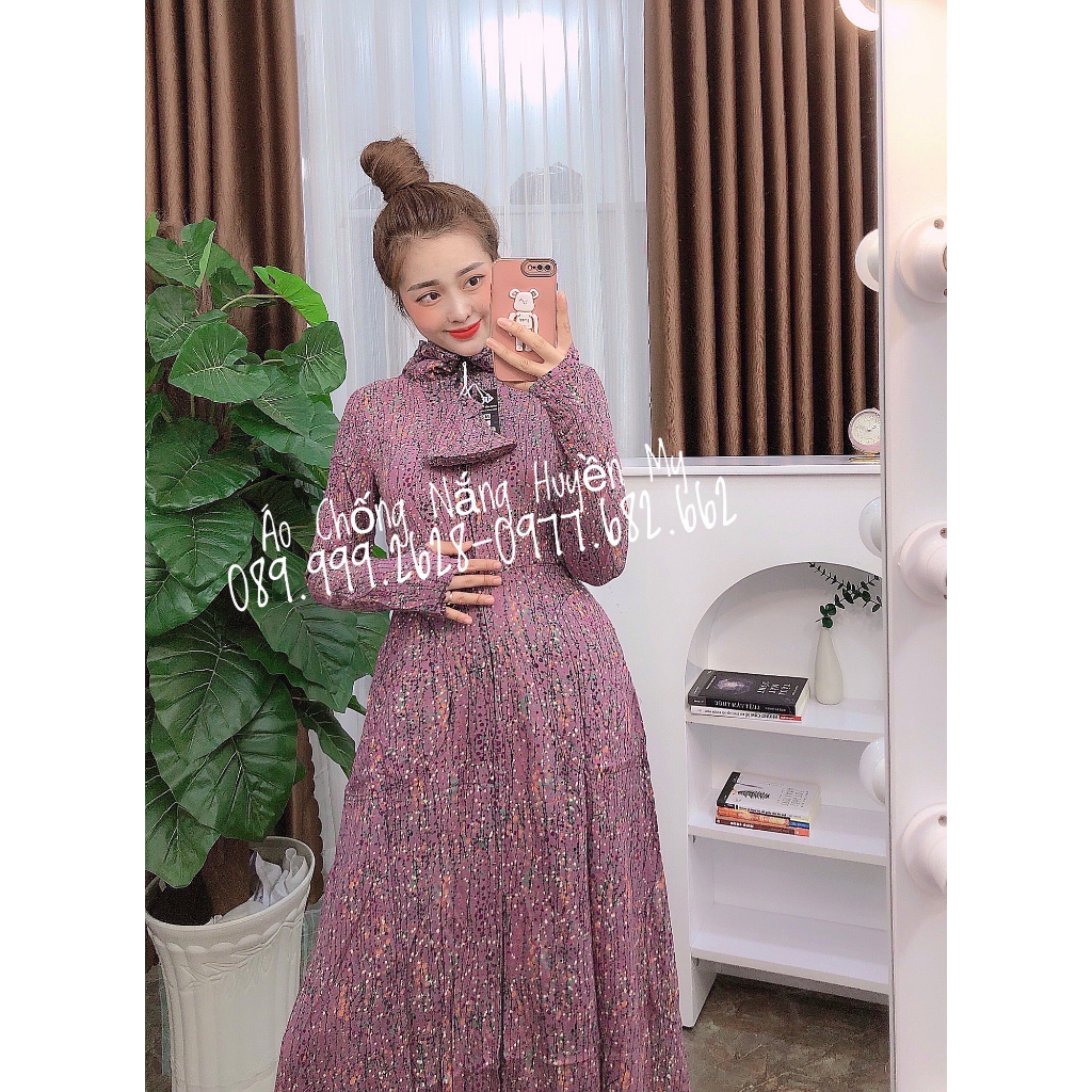 Áo Chống Nắng 3 Lớp Vải Lanh Toàn Thân Cao Cấp Sịn Sò Sang Chảnh
