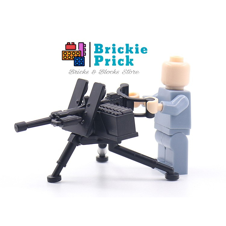 Đồ chơi lắp ráp - Army- Phụ kiện Sún.g máy hạng nặng - Đồ Chơi Lắp Ráp - Brickie Prick