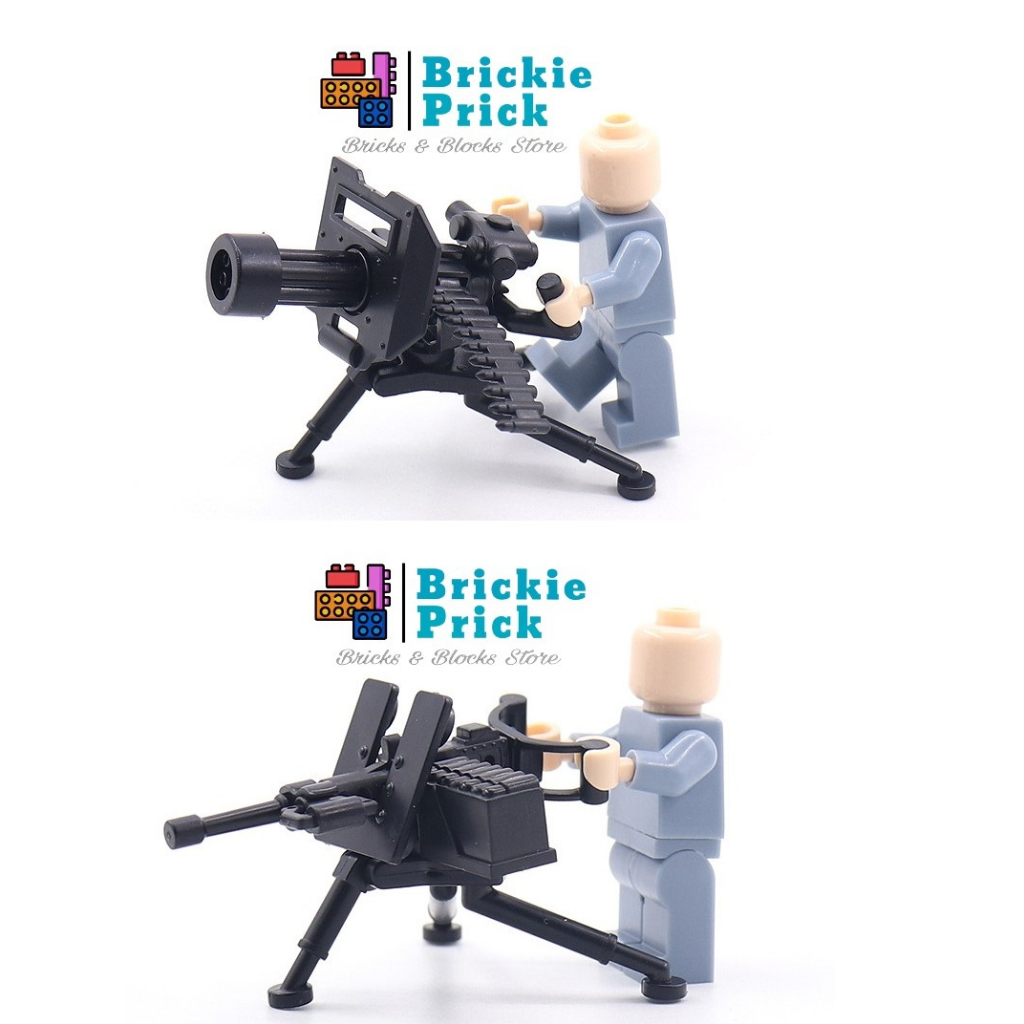 Đồ chơi lắp ráp - Army- Phụ kiện Sún.g máy hạng nặng - Đồ Chơi Lắp Ráp - Brickie Prick