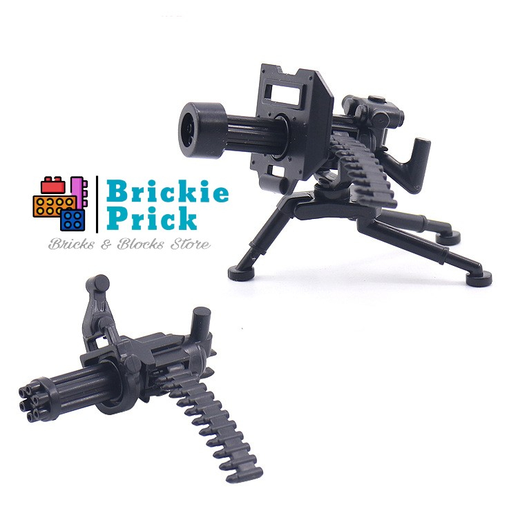 Đồ chơi lắp ráp - Army- Phụ kiện Sún.g máy hạng nặng - Đồ Chơi Lắp Ráp - Brickie Prick