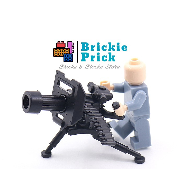 Đồ chơi lắp ráp - Army- Phụ kiện Sún.g máy hạng nặng - Đồ Chơi Lắp Ráp - Brickie Prick