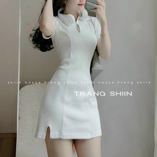 Đầm Thun ôm body thời trang nữ mặc đi chơi chất vải THUN GÂN