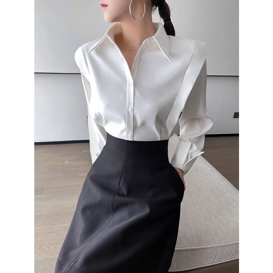 Chân váy dáng xoè chất tafta dày dặn H196