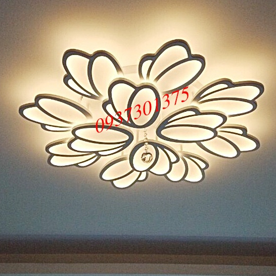 Đèn ốp trần phòng khách T28-12 rộng 90cm 3 chế độ ánh sáng,có điều khiển từ xa nhiều chức năng