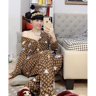 Sale mạnh đồ bộ mặc nhà lụa satin