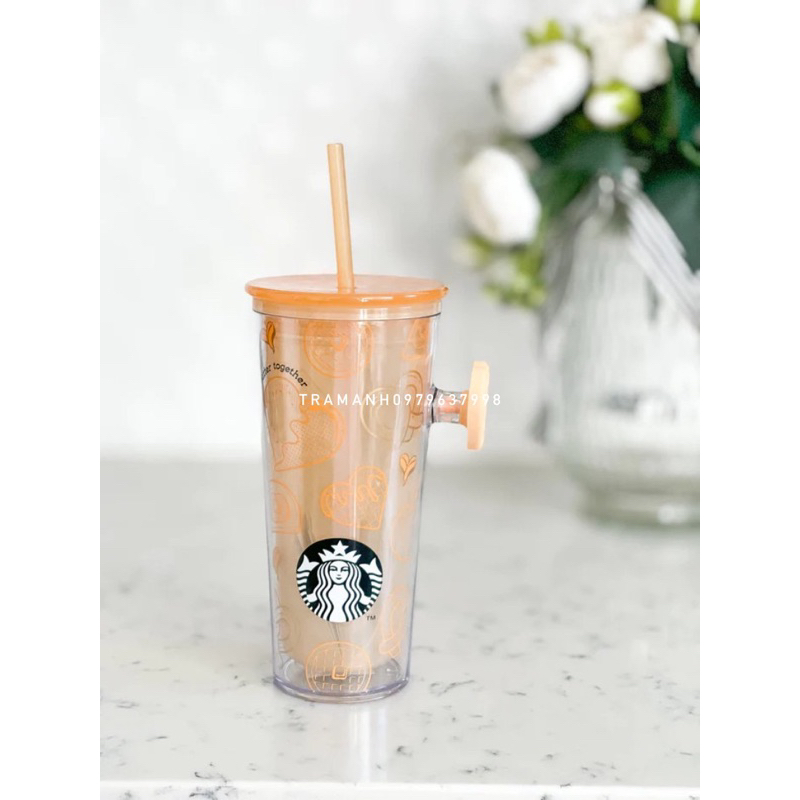 STARBUCKS LY COLDCUP PLASTIC BUTTER TOGETHER 16OZ (473ML)