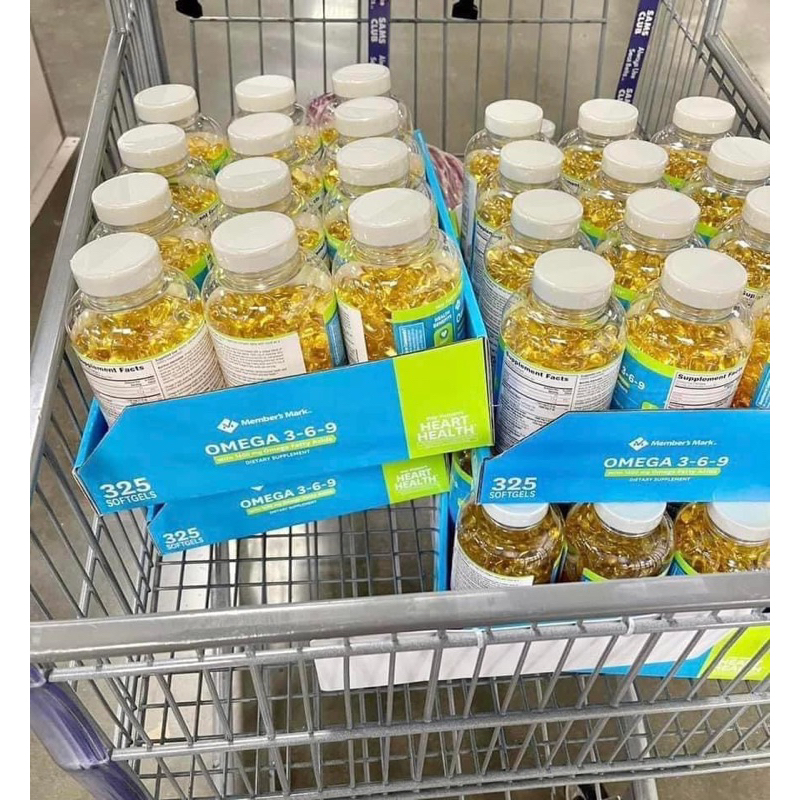 Viên OMEGA 3-6-9 member’s mark 325v /2025