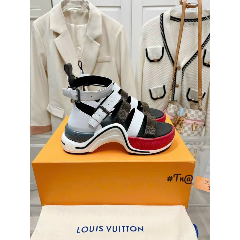 Sandal LV 5 Quai Đế Cong Hàng Fullbox - CERIHOUSE
